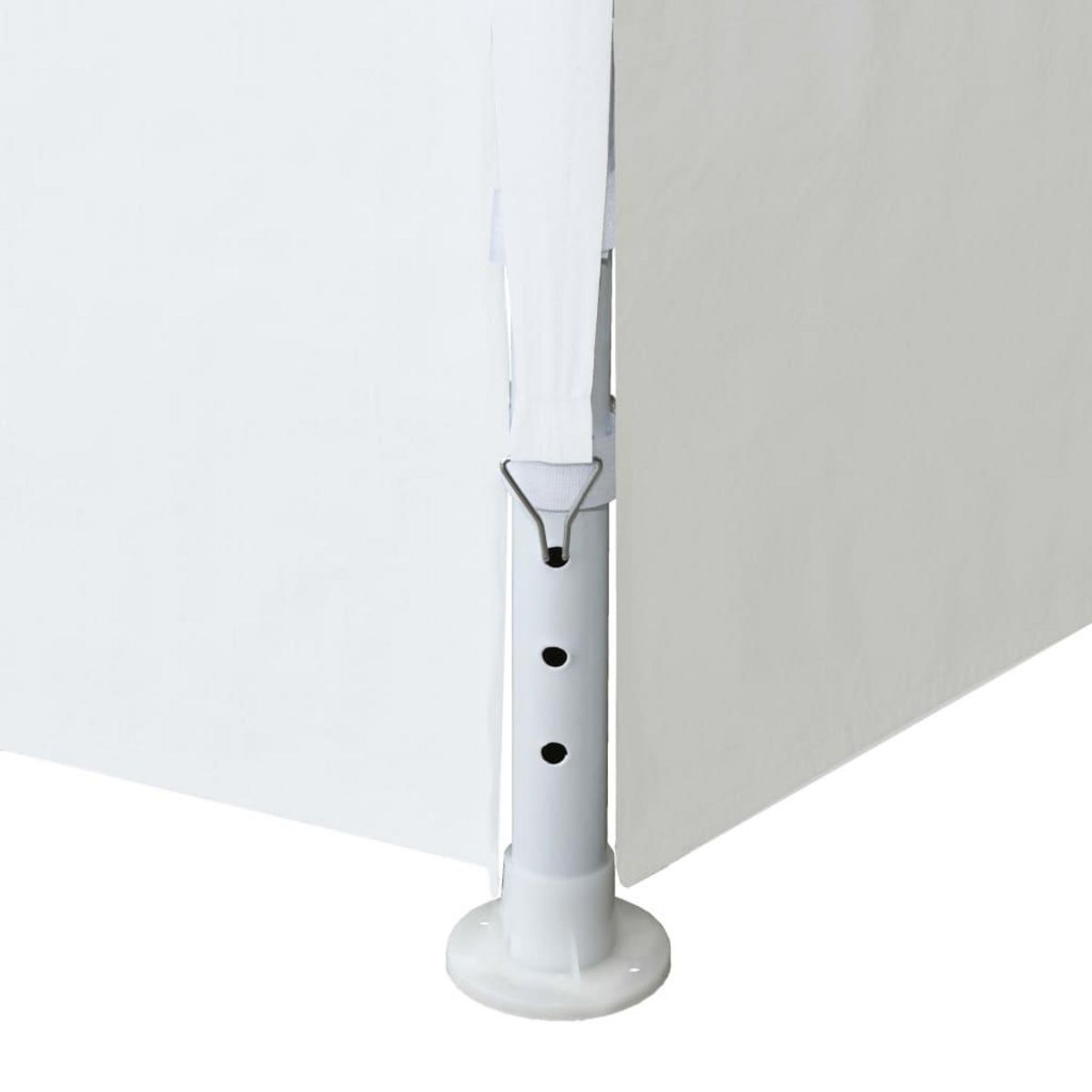 VIDAXL Tente de reception 3 x 3 m Blanc