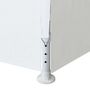 Voir la diapositive 4 : VIDAXL Tente de reception 3 x 3 m Blanc