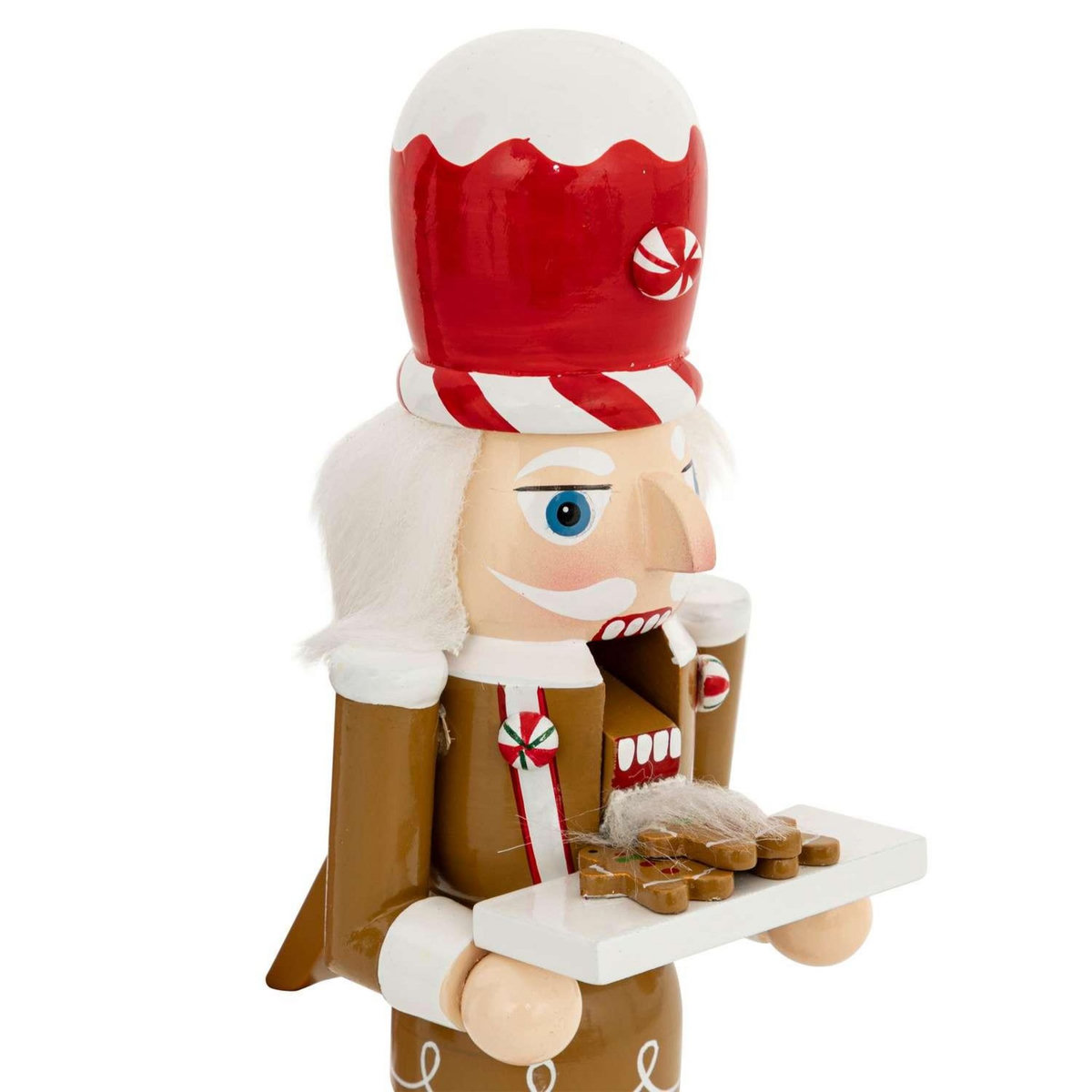 ATMOSPHERA Casse noisette de Noël en bois - H 25 cm - Marron