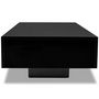 Voir la diapositive 3 : VIDAXL Table basse Haute brillance Noir