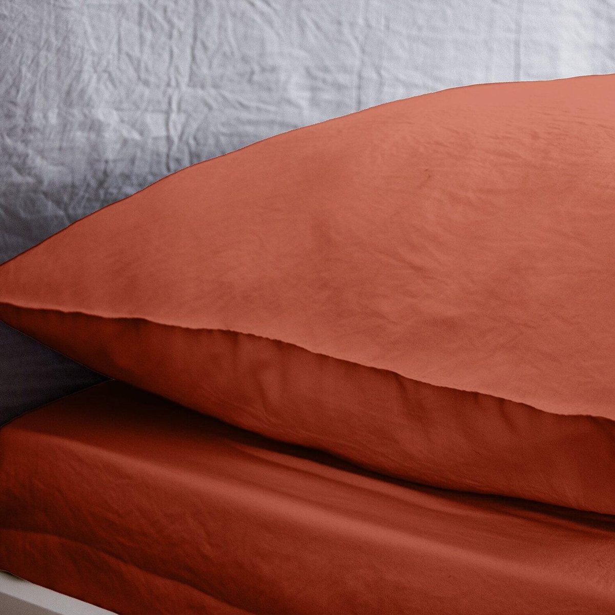 Home collection Drap housse microfibre lavee