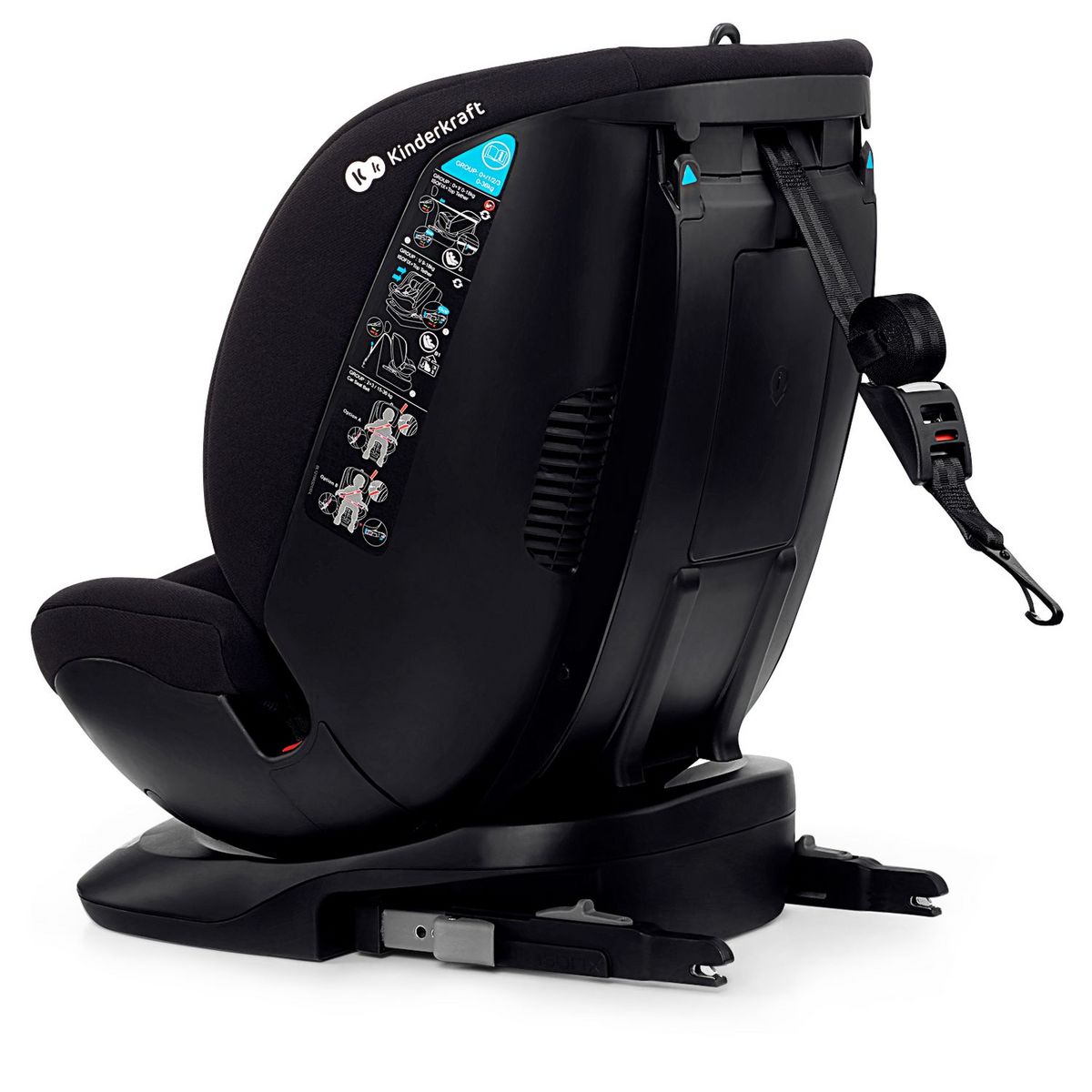 KINDERKRAFT Siège auto Safety-Fix noir