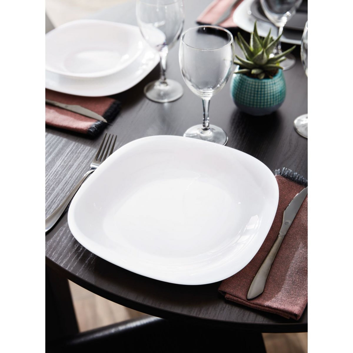 ARC Service 18 pièces opale blanc CARINE