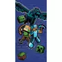 MINECRAFT Minecraft - Serviette de Bain Enfant Gamer - Drap de plage 70x140 cm