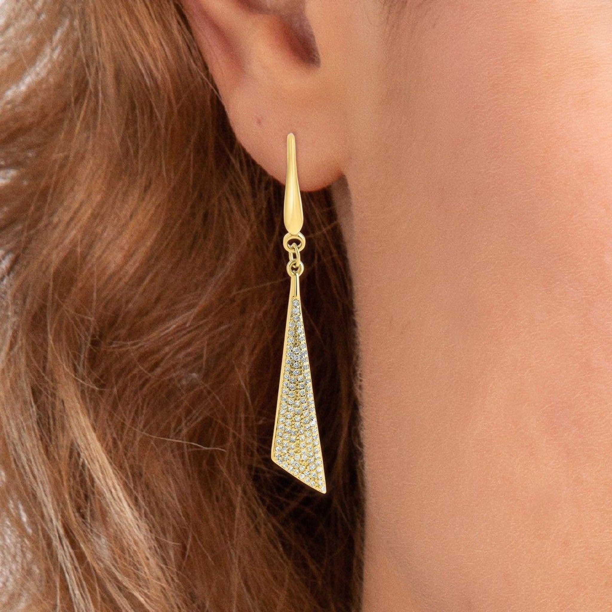 Voir la diapositive 2 : SC BOHEME Boucles d'oreilles par SC Bohème ornées de Zirconium
