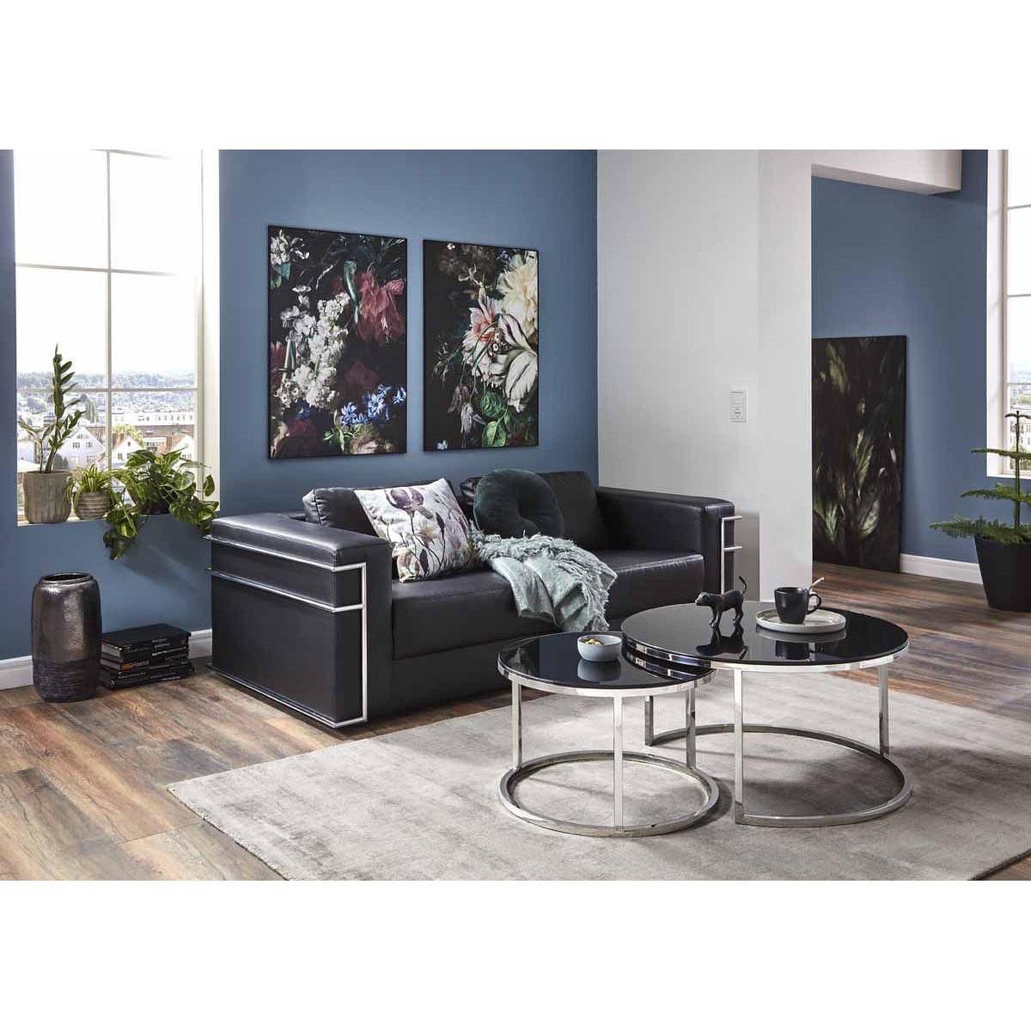 Voir la diapositive 5 : Paris Prix Table d'appoint design  noja  60cm noir