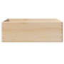 Voir la diapositive 4 : VIDAXL Boîte en bois avec poignees 40x30x13 cm bois de pin massif