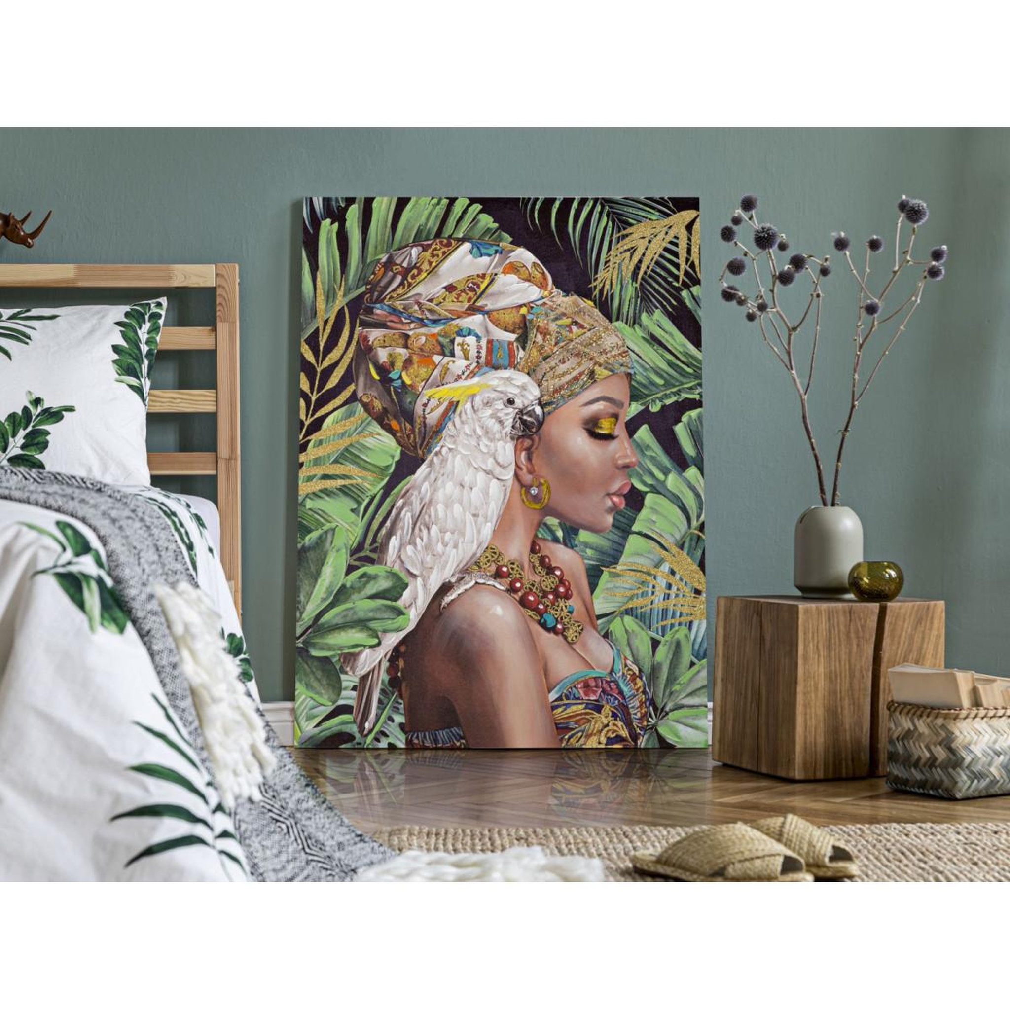 Voir la diapositive 5 : Paris Prix Toile imprimée déco  kloe  90x120cm multicolore