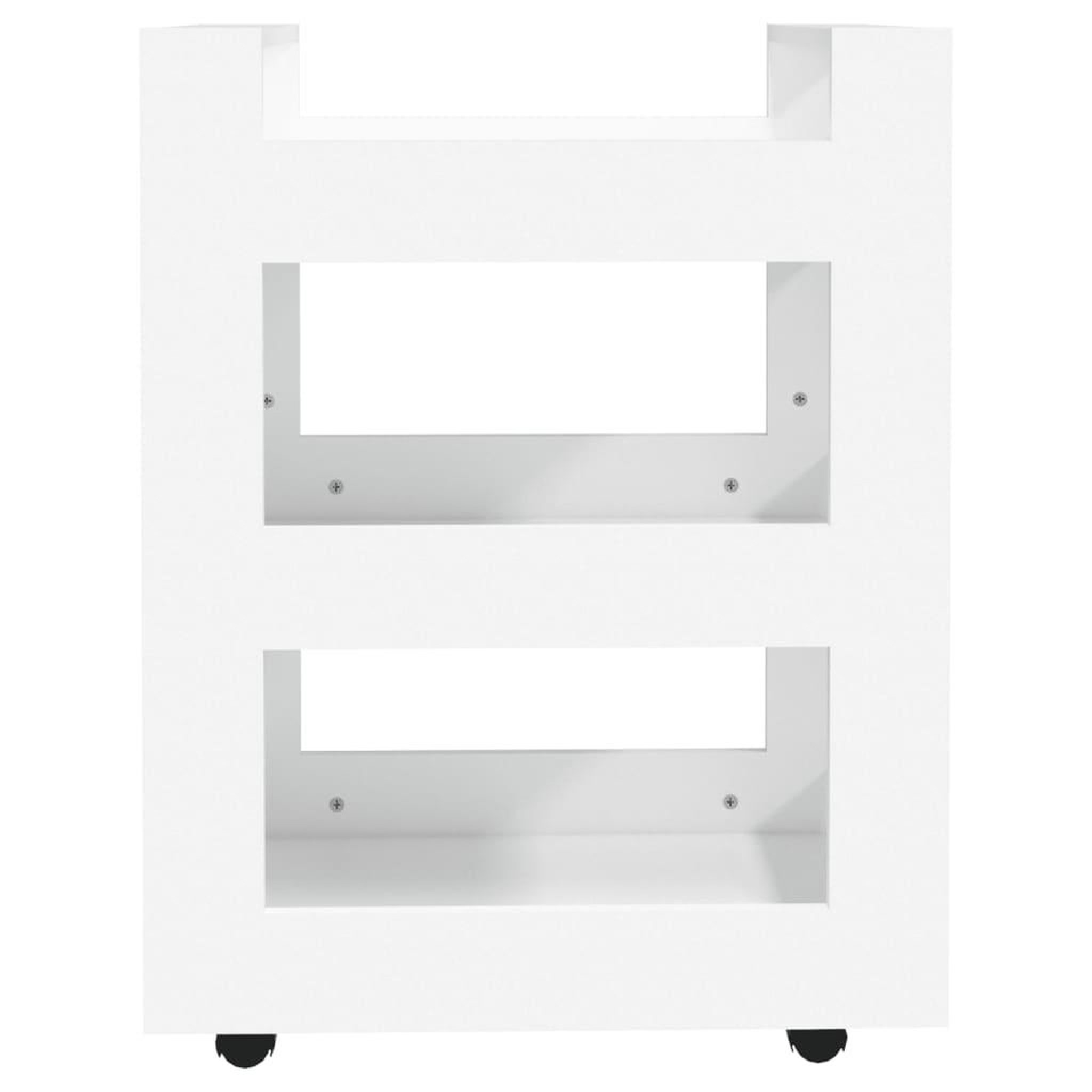 Voir la diapositive 5 : VIDAXL Chariot de cuisine Blanc 60x45x80 cm Bois d'ingenierie