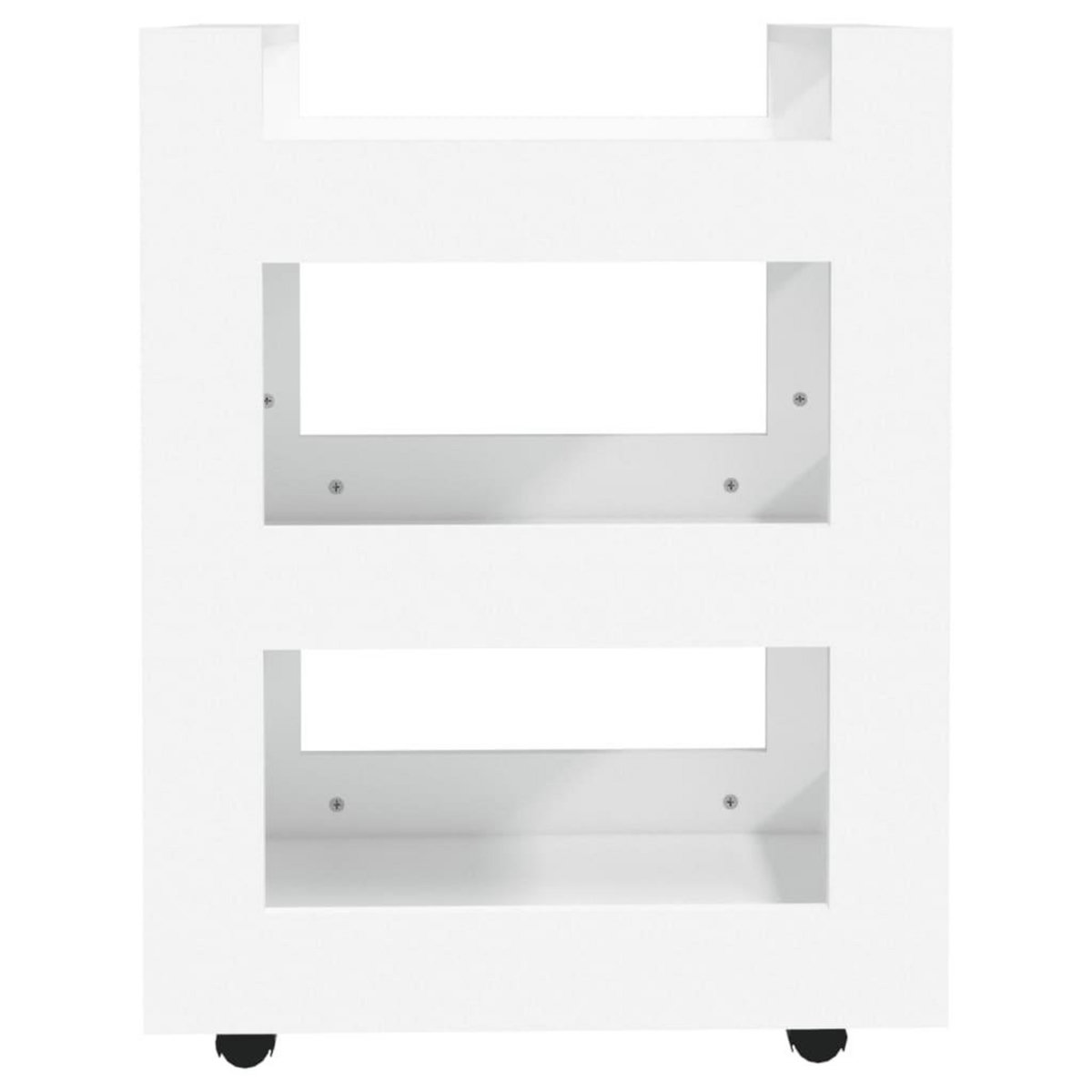 VIDAXL Chariot de cuisine Blanc 60x45x80 cm Bois d'ingenierie