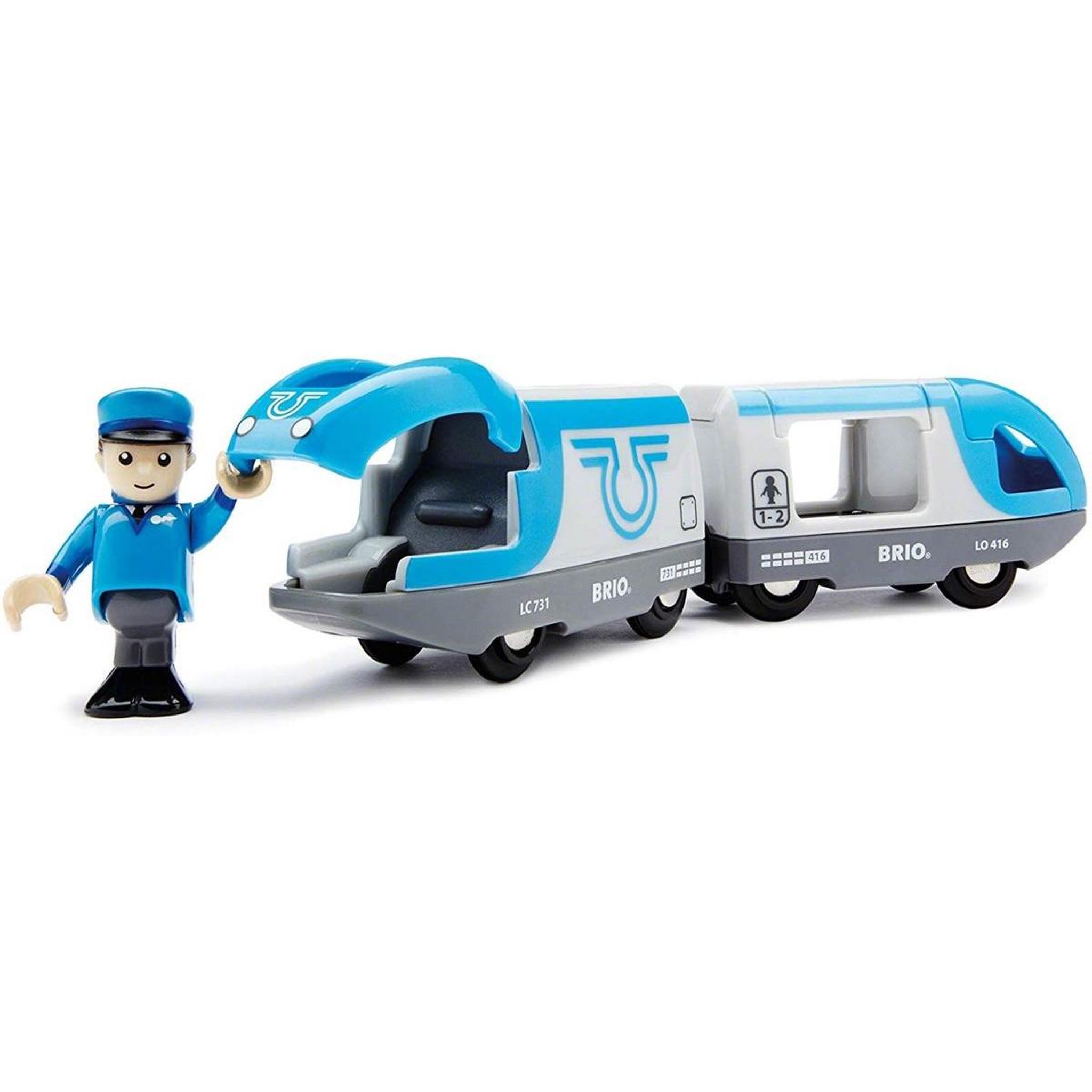 Voir la diapositive 1 : Brio 33506 Train de Voyageurs a pile
