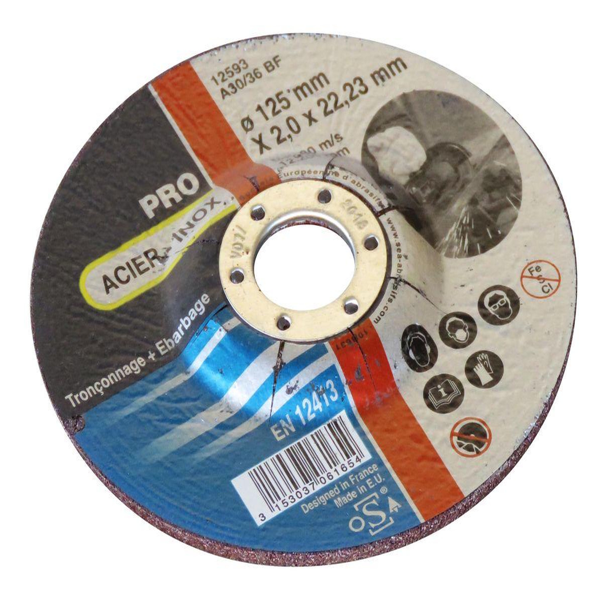 OUTIFRANCE Disque duo - Alésage 22,2 mm 1 disque 125 mm 2,0 mm