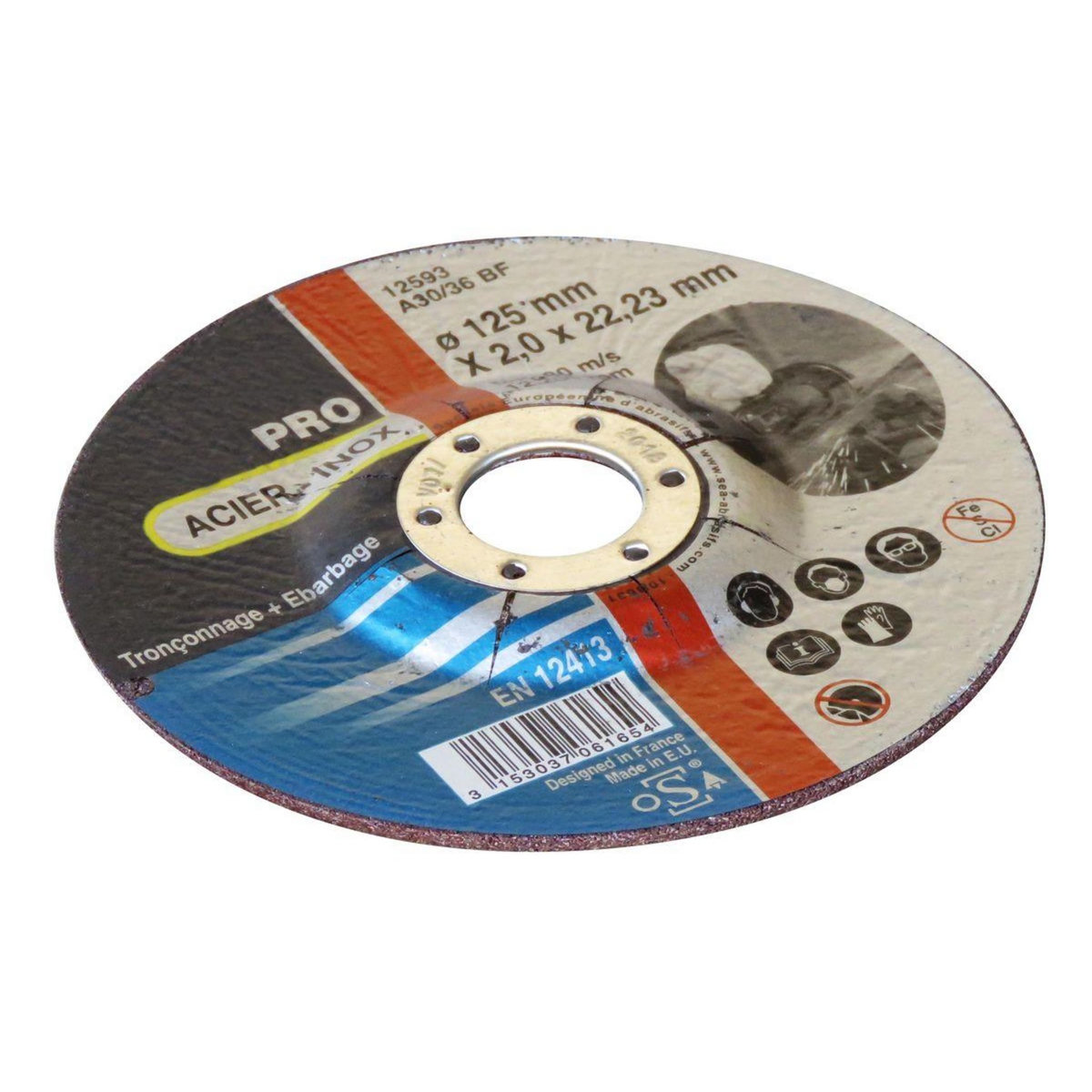 OUTIFRANCE Disque duo - Alésage 22,2 mm 1 disque 125 mm 2,0 mm