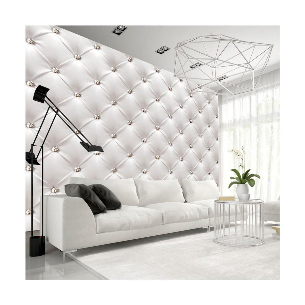 Paris Prix Papier Peint  White Elegance