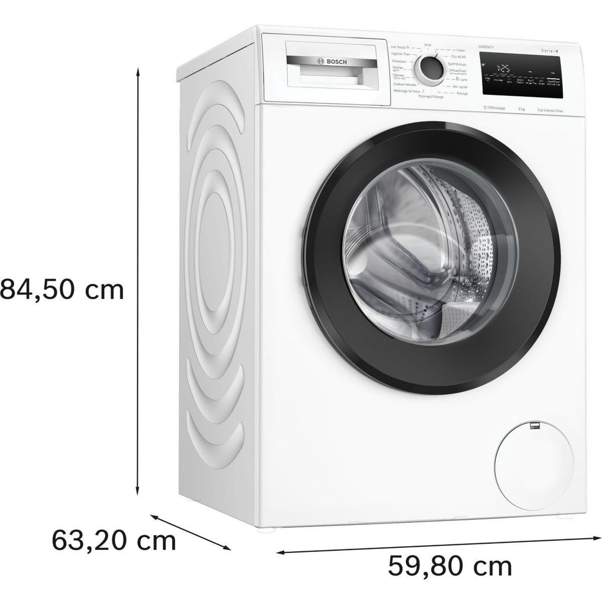 Voir la diapositive 5 : BOSCH Lave linge hublot wan2827qfr