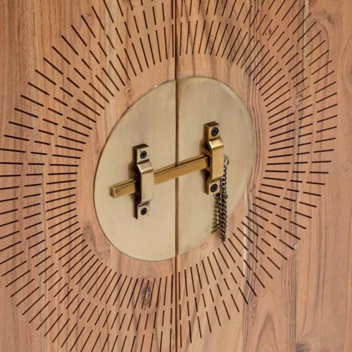 ATMOSPHERA Buffet 2 Portes en Bois  Jiling  101cm Marron