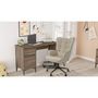 Voir la diapositive 6 : Paris Prix Fauteuil de Bureau  Verner  96cm Taupe Clair