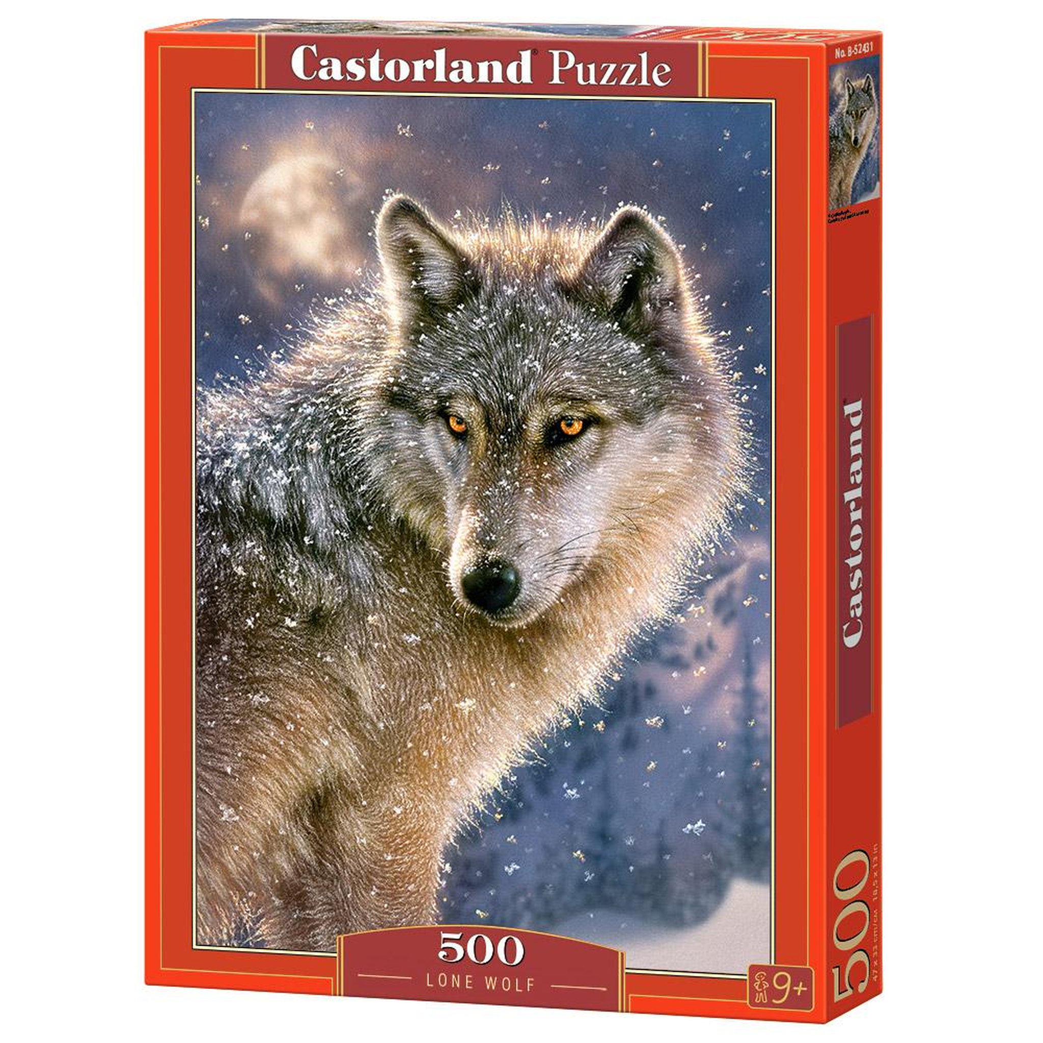Voir la diapositive 2 : Castorland Puzzle 500 pièces : loup solitaire