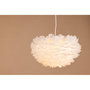 Voir la diapositive 6 : Paris Prix Lampe Suspension en plume  Nicola  45cm Blanc