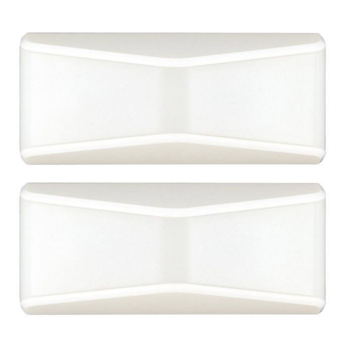 Paris Prix Lot de 2 Lampes Led  Détecteur Luminosité  7cm Blanc