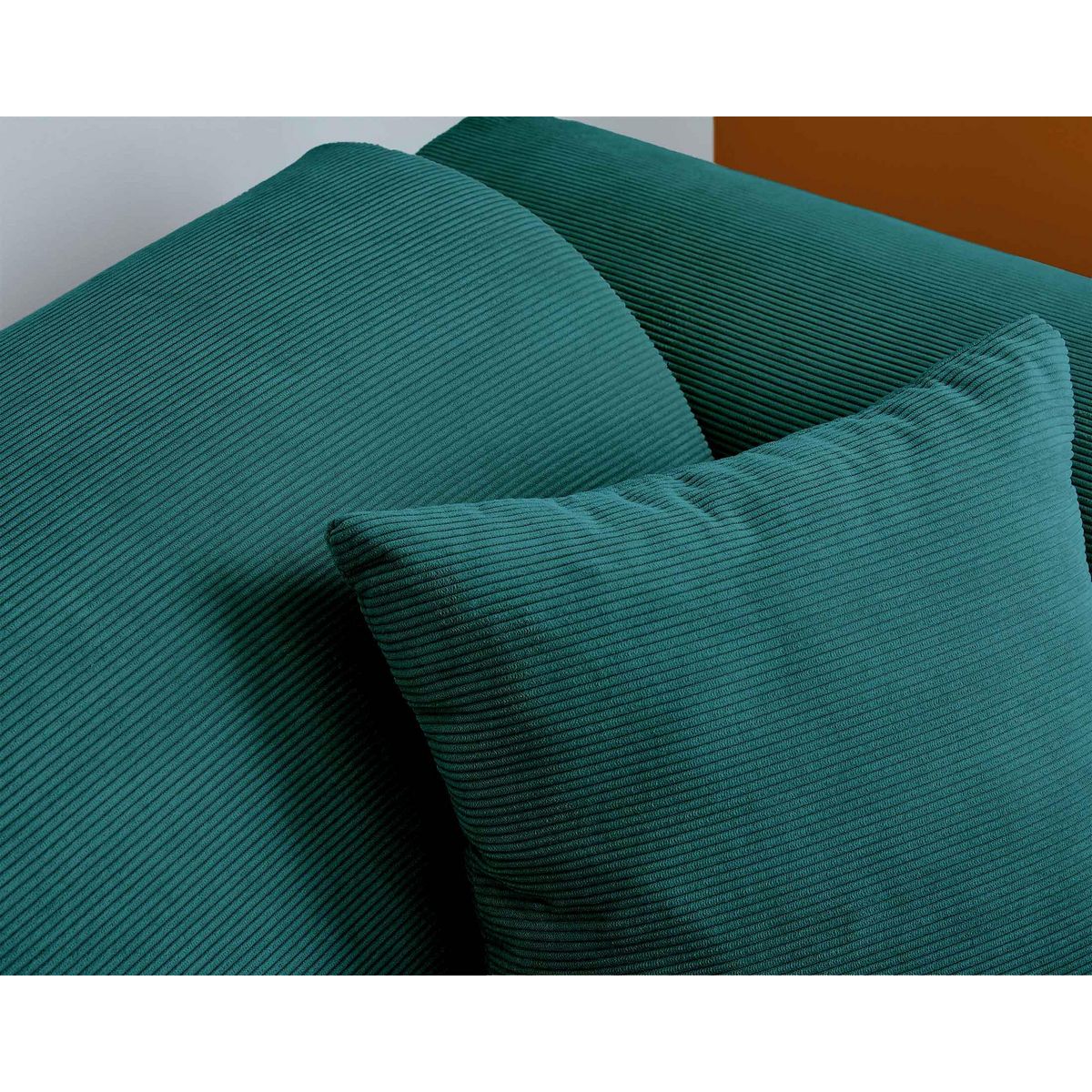 LISA DESIGN Aumance - canapé d'angle gauche 4 places - en velours côtelé