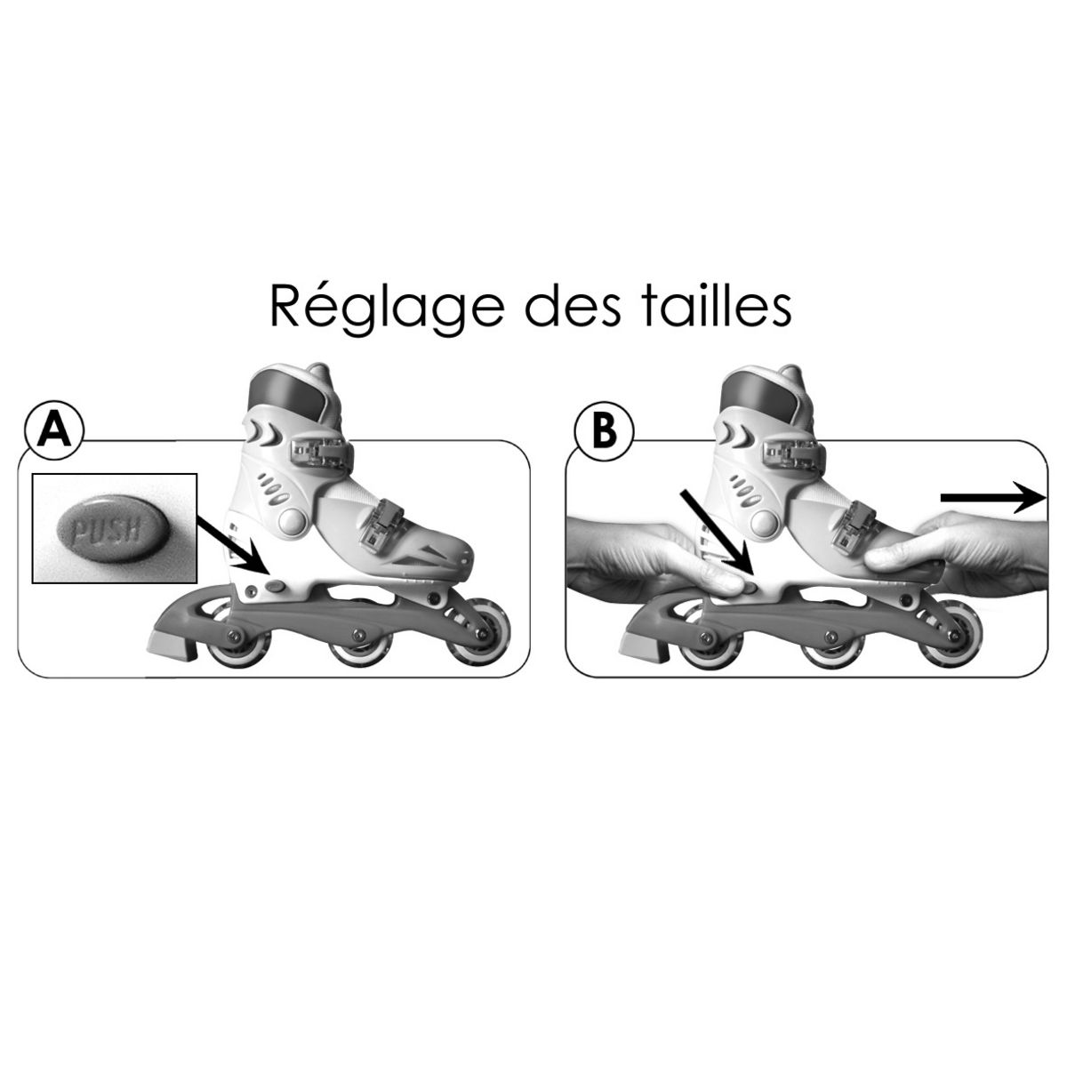 Skids Control Patins en Ligne Ajustable T30/33 - Skids Control 