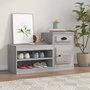 Voir la diapositive 1 : VIDAXL Armoire a chaussures sonoma gris 100x42x60 cm bois d'ingenierie
