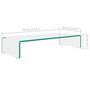 Voir la diapositive 6 : VIDAXL Meuble TV/pour moniteur 70x30x13 cm verre transparent