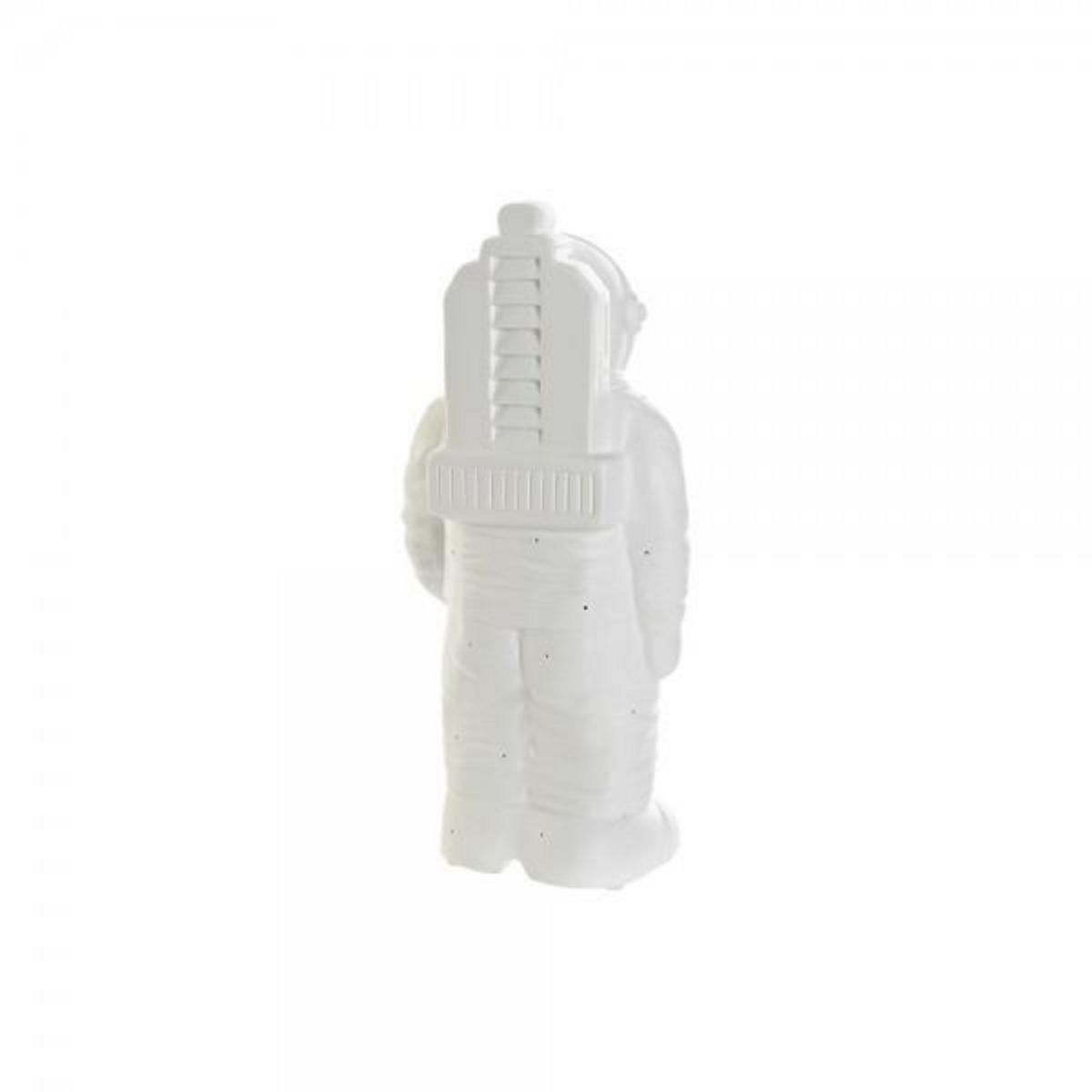 MARKET24 Lampe de bureau DKD Home Decor Blanc Porcelaine 25W 220 V LED (14 x 12 x 31 cm)