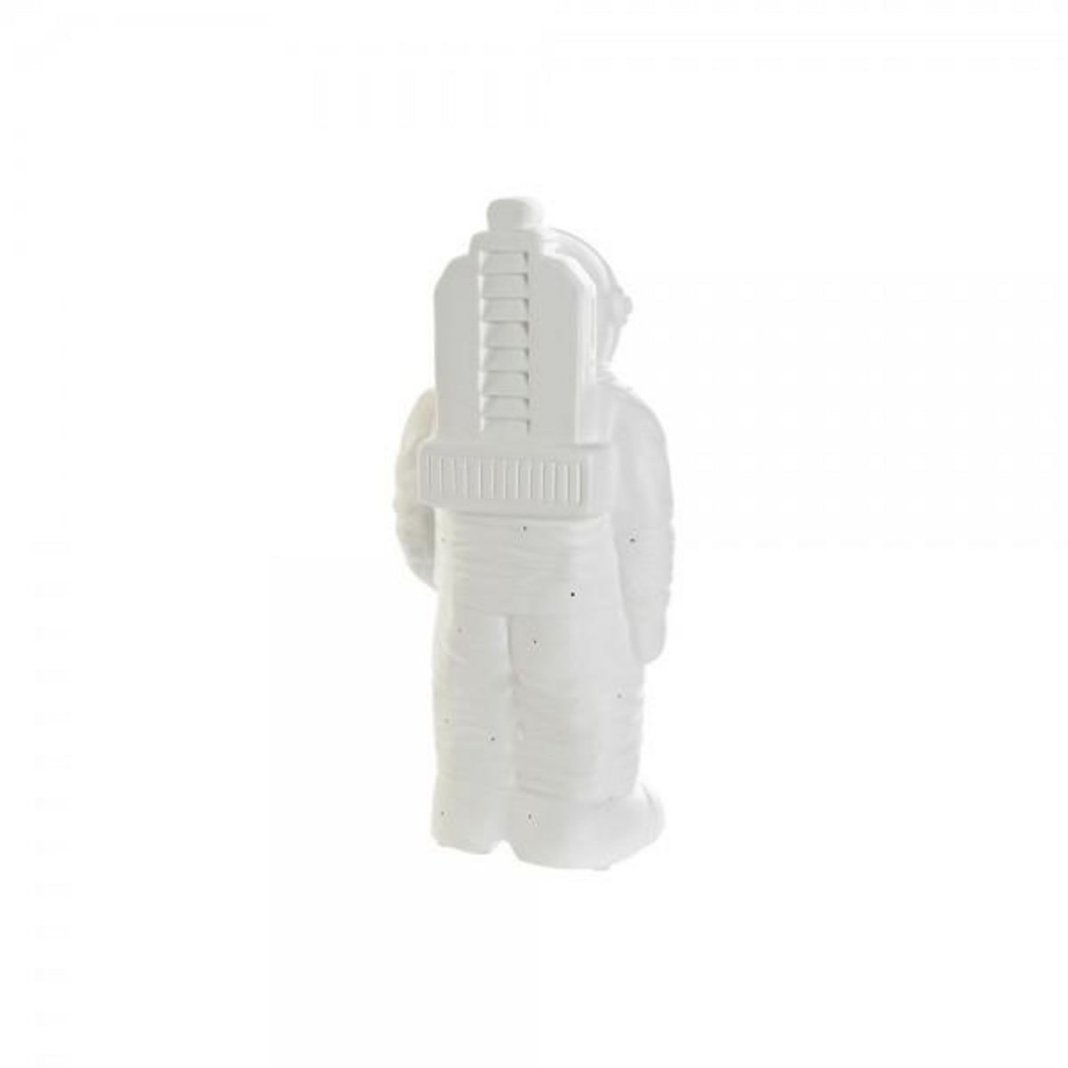 MARKET24 Lampe de bureau DKD Home Decor Blanc Porcelaine 25W 220 V LED (14 x 12 x 31 cm)