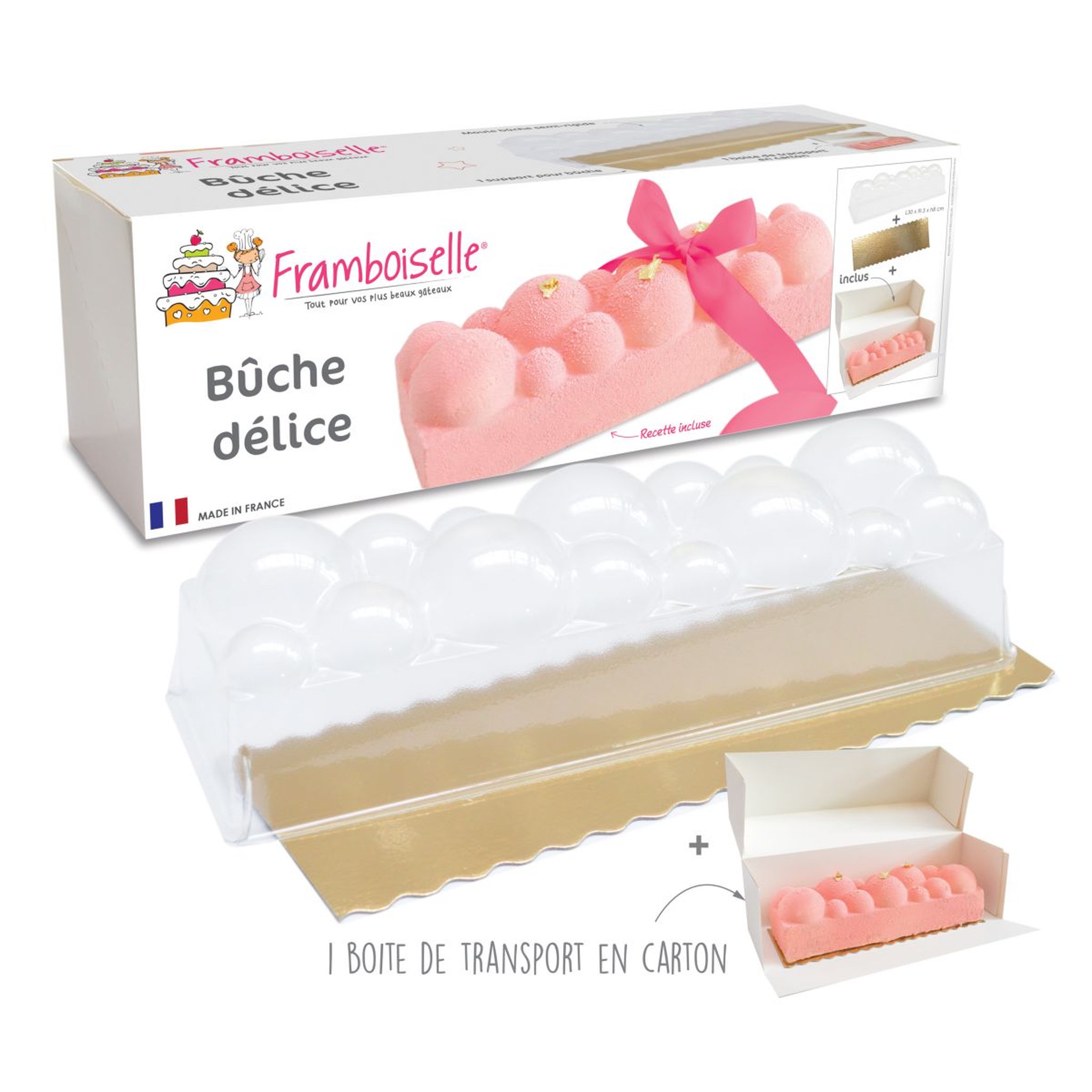 Voir la diapositive 2 : CARAMBELLE Kit bûche délice