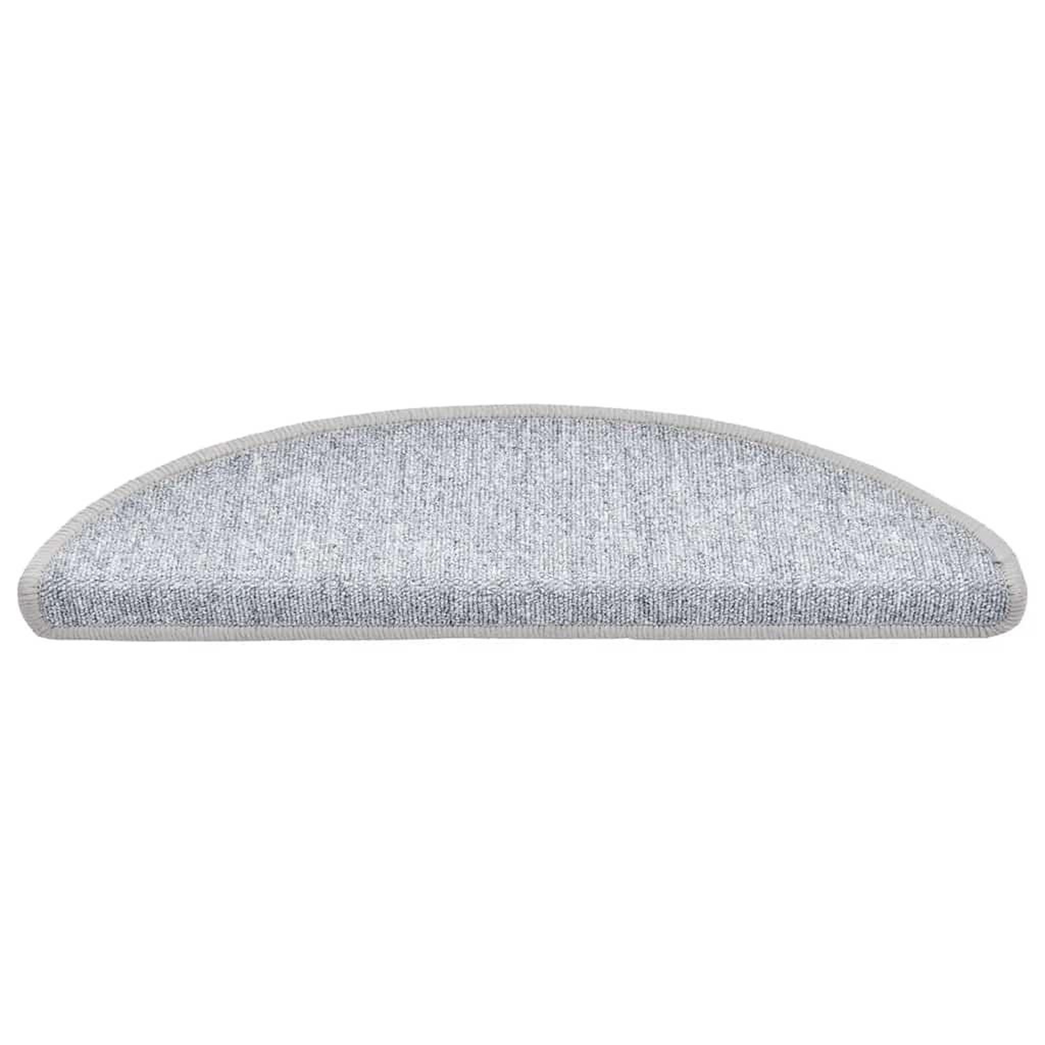 Voir la diapositive 3 : VIDAXL Tapis d'escalier 20 pcs gris clair 56x17x3 cm