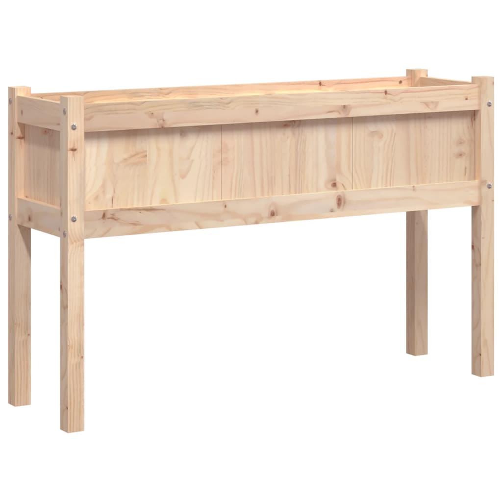 Voir la diapositive 2 : VIDAXL Jardinieres avec pieds 110x31x70 cm bois de pin massif