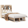 Voir la diapositive 2 : VIDAXL Lit bibliotheque sans matelas 90x190 cm bois de pin massif