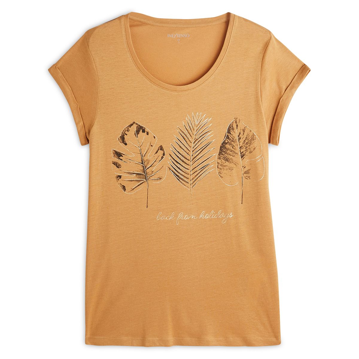 IN EXTENSO T-shirt manches courtes beige femme