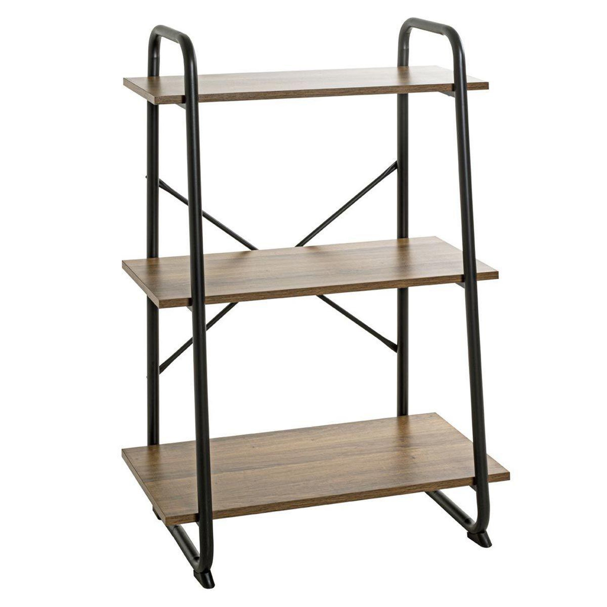 Paris Prix Étagère 3 niveaux  slovako  93cm noir & chêne