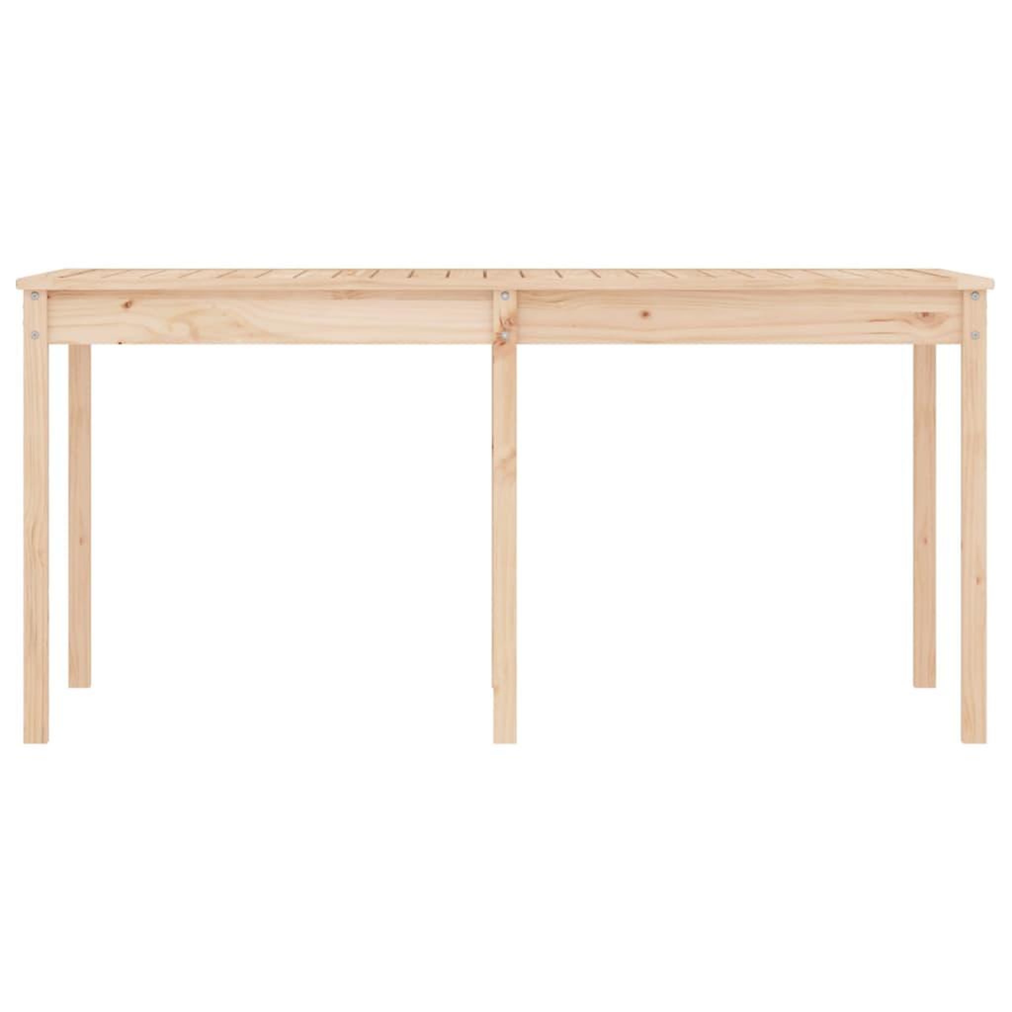 Voir la diapositive 5 : VIDAXL Table de jardin 159,5x82,5x76 cm bois massif de pin