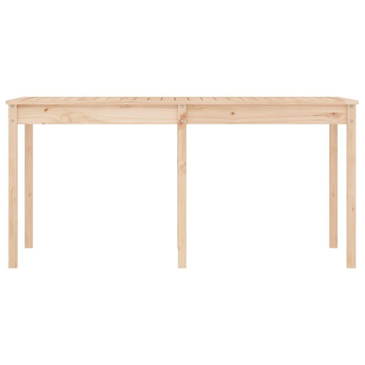 VIDAXL Table de jardin 159,5x82,5x76 cm bois massif de pin
