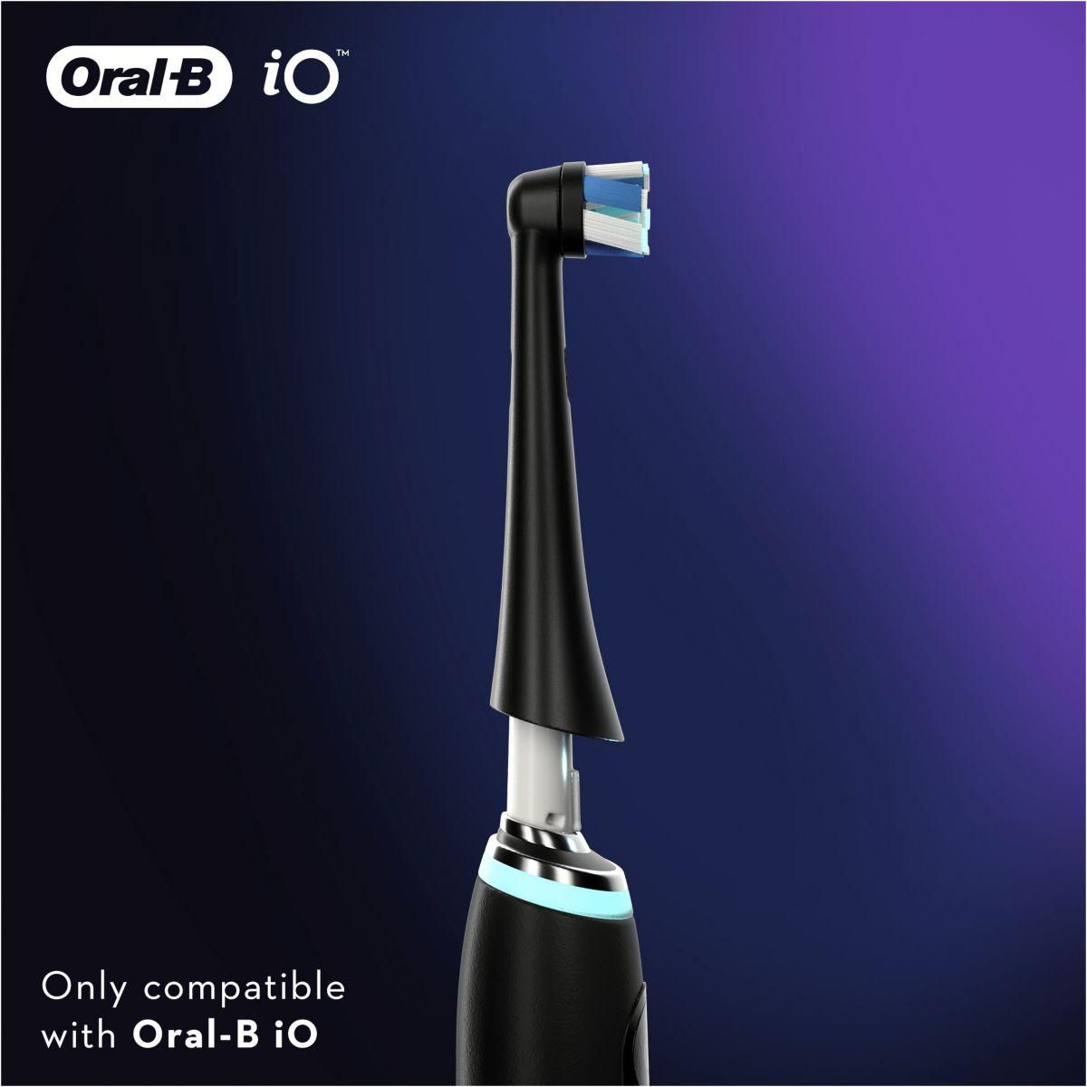 ORAL B Brossette dentaire iO ultimate Clean Black X4