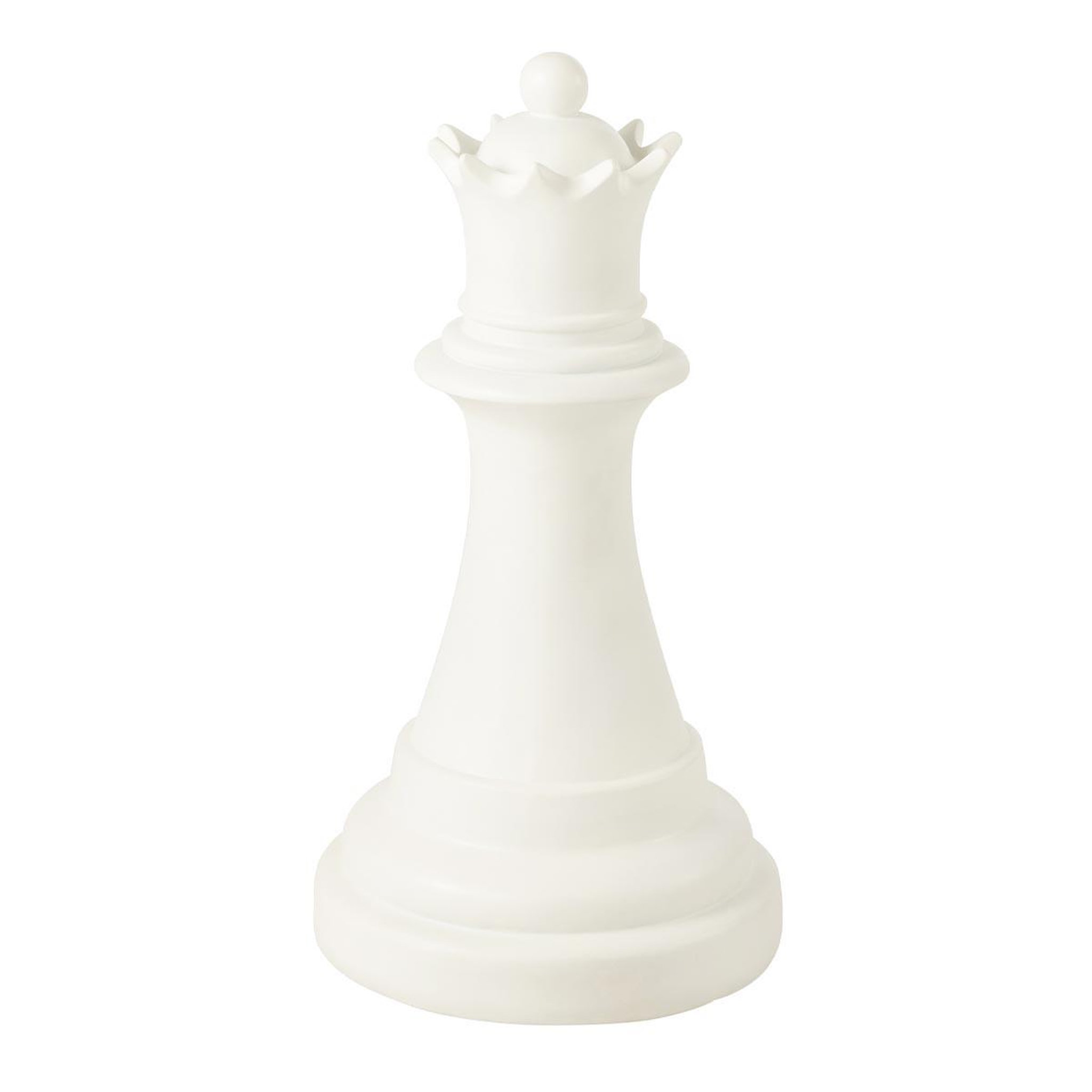 J-LINE Pièce d'échec déco  reine  67cm blanc