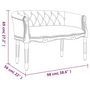Voir la diapositive 6 : VIDAXL Banc 98x56x69 cm lin