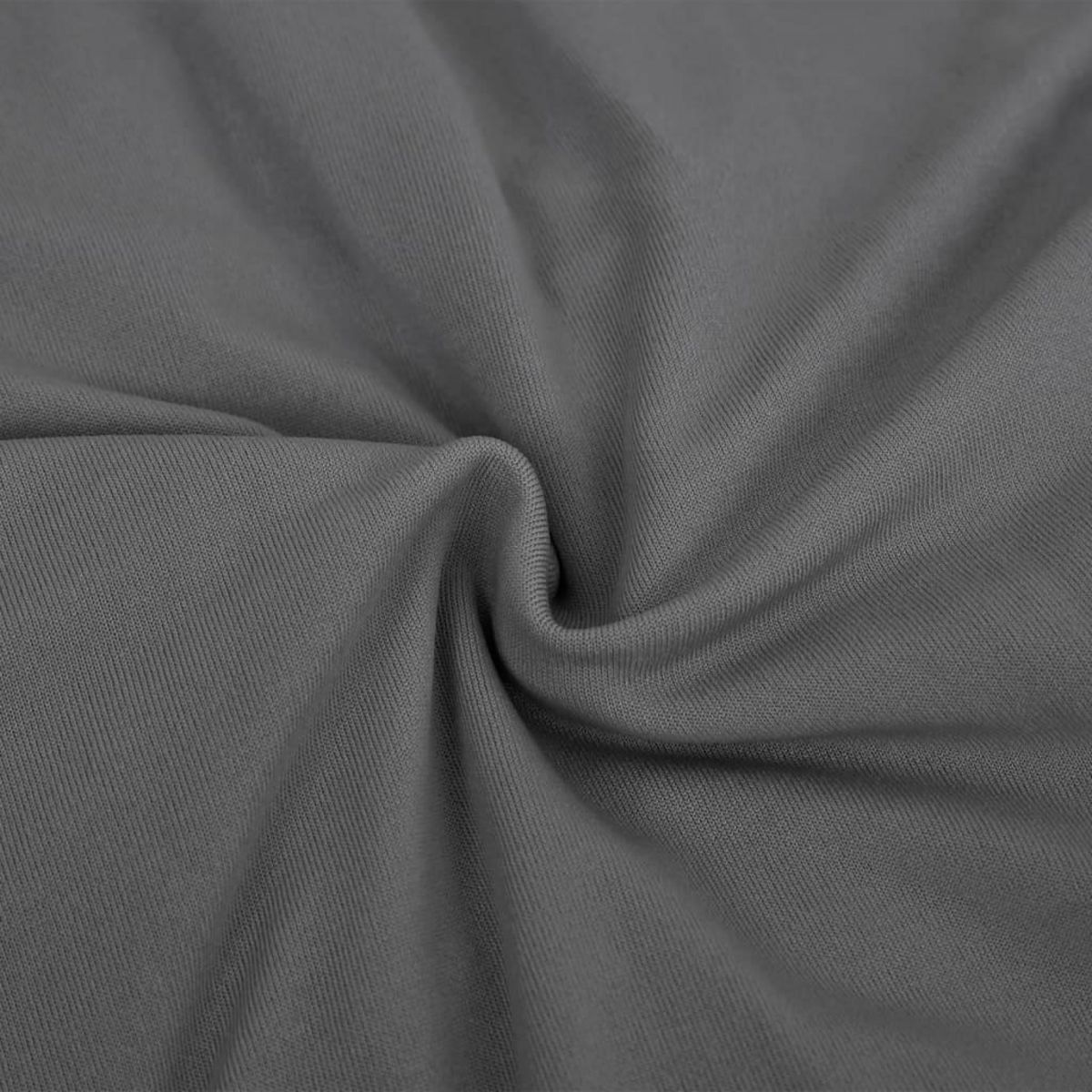 VIDAXL Housse extensible de canape 2places Anthracite Jersey polyester