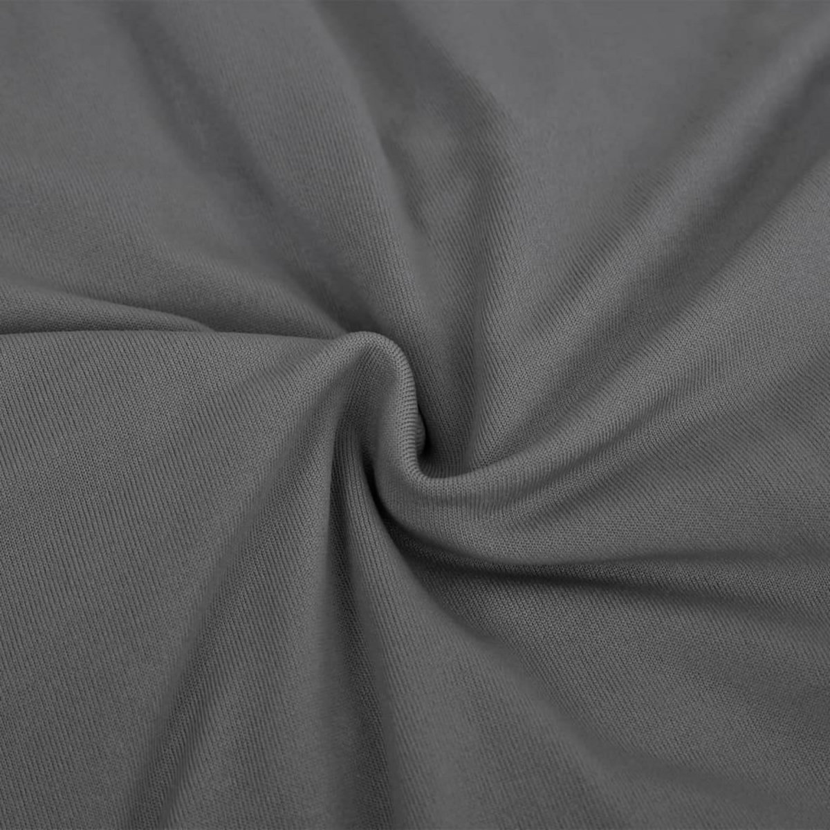 VIDAXL Housse extensible de canape 2places Anthracite Jersey polyester