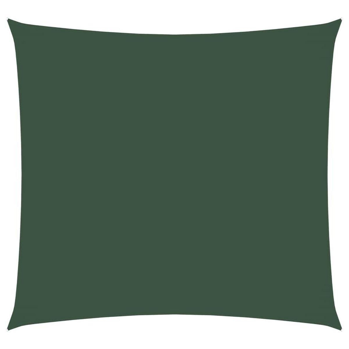 VIDAXL Voile de parasol tissu oxford carre 4,5x4,5 m vert fonce