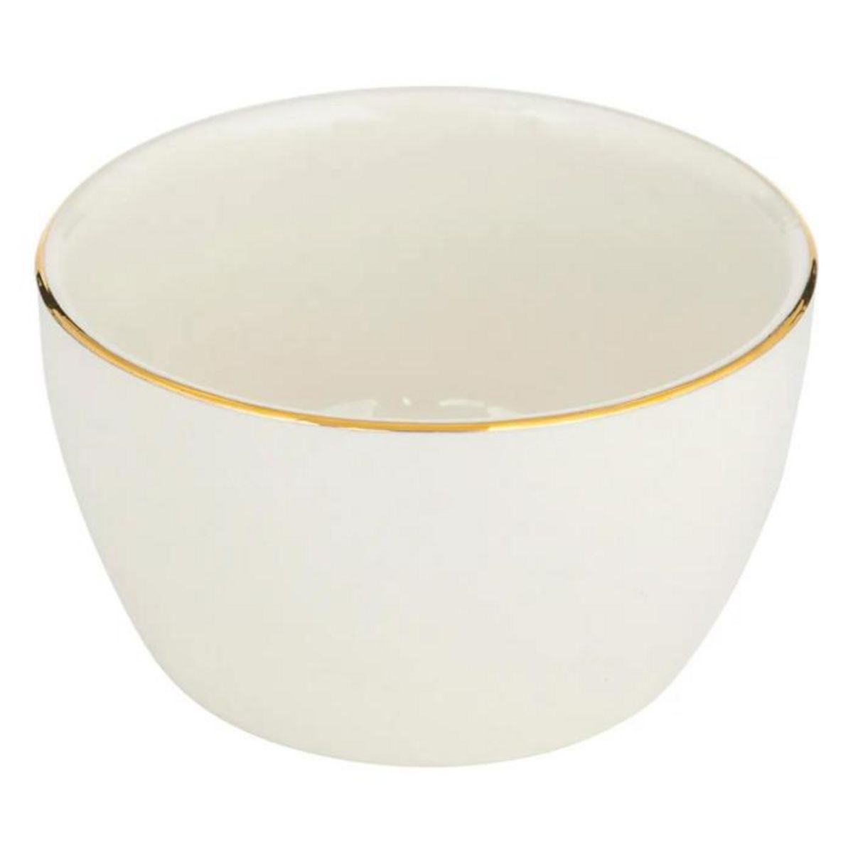 SECRET DE GOURMET Service Apéritif 4 Pièces en Céramique  Arya  9cm Blanc