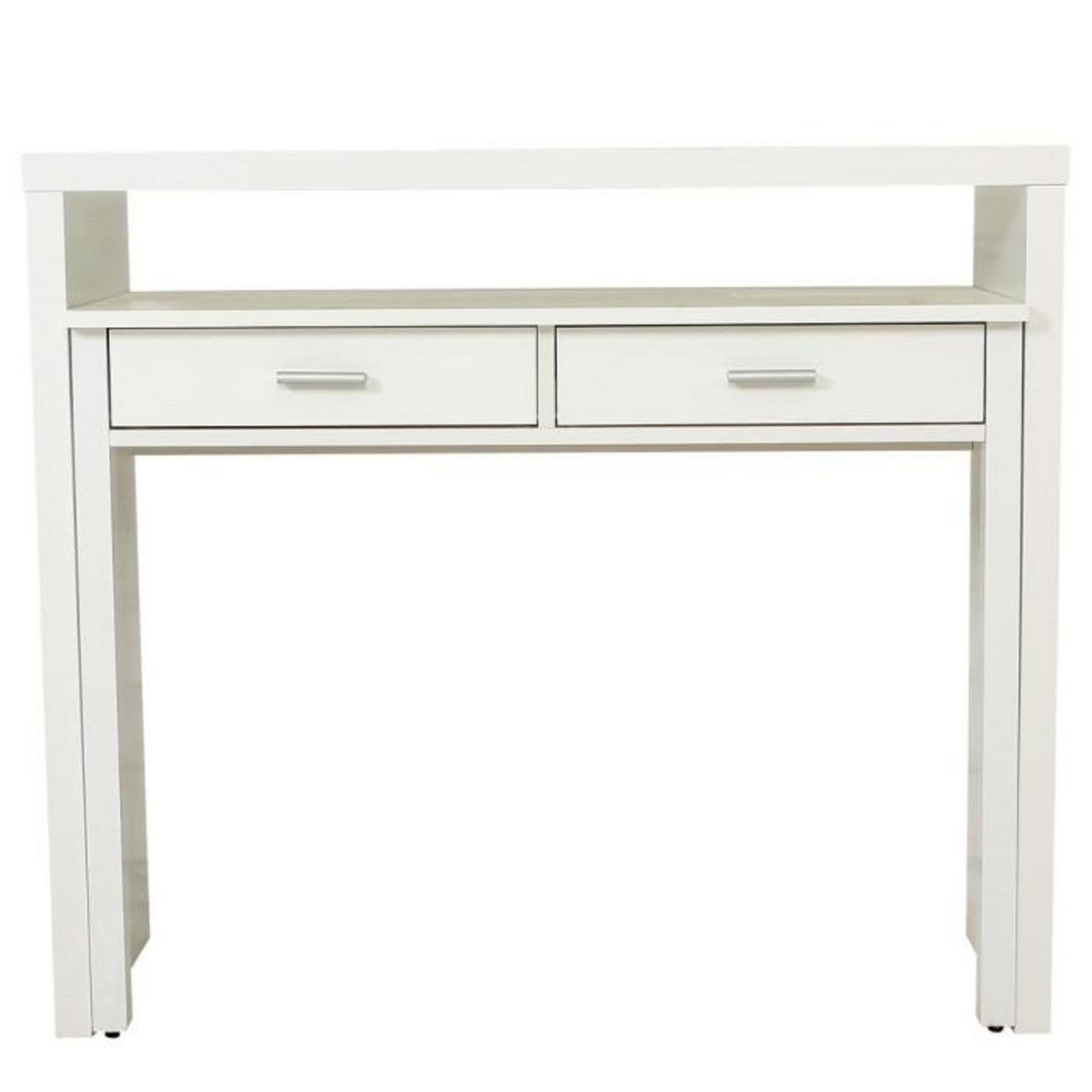 Paris Prix Console Extensible Bureau  Nine  100cm Blanc