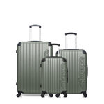 AMERICAN TRAVEL AMERICAN TRAVEL - LOT DE 3 - Valises grand format, weekend et cabine BUDAPEST. Coloris disponibles : Gris