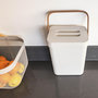 Voir la diapositive 6 : Kitchen move Poubelle de table seau à compost blanc 5l - bat-g3140w