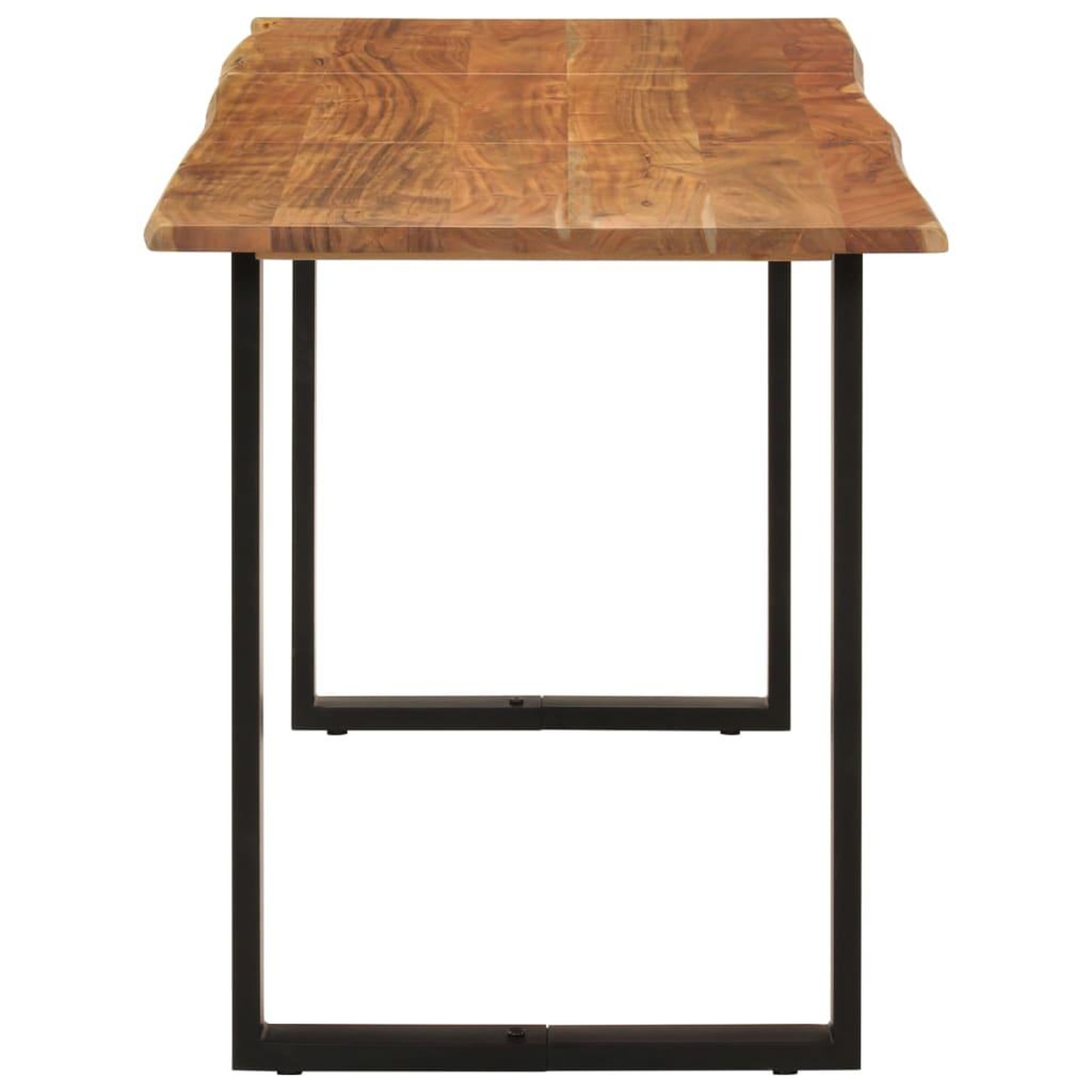 Voir la diapositive 3 : VIDAXL Table de salle a manger 140x70x76 cm Bois d'acacia solide