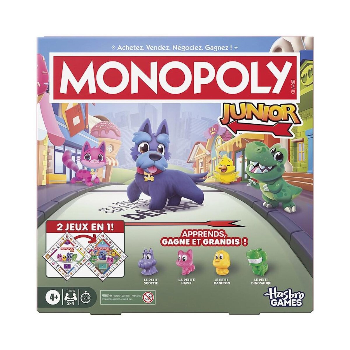HASBRO Monopoly Junior 2en1 Hasbro HAOG1856101